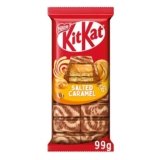 KITKAT Caramello Salato Tavoletta Wafer ricoperta di Cioccolato 99g