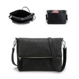 Gladdon borsa tracolla donna, borse donna con 3 scomparti, cartella con multitasche per contenere ciò di cui una donna ha bisogno, morbida e facile da usare