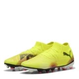 Puma Future 8 PRO FG/AG – Scarpe da Calcio Unisex, Yellow Alert-Puma Black-Sun Struck,