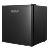 YASHE 52L Mini frigorifero con congelatore, frigorifero compatto, termostato regolabile, grande capacità, fermata della porta reversibile, salvaspazio, frigorifero per cucina, camera, ufficio