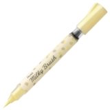 Pentel XGFH-P Milky Brush pennello con inchiostro a colori pastello, giallo, 1 pz