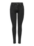 ONLY Onlpower Mid Push Up Sk Jea Rea3722 Noos, Jeans skinny Donna, Grigio (Medium Grey Denim Medium Grey Denim), 38W / 34L