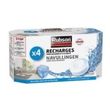 Rubson 1852170 – Ricariche per deumidificatore, 4 pezzi, colore bianco