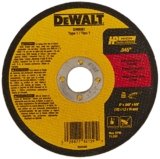 DEWALT DW8061 4-Inch by .045-Inch by 5/8-Inch A60T Abrasive Metal/INOX Cutting Wheel