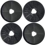 4 Confezione CBCF002 Filtri a Carbone Attivo Compatibili con CIARRA CBCS6201, CBCB6201, CBCB6736C, CBCS6906D, CBCB6906D, CBCS9201, CBCB9201 Cupola