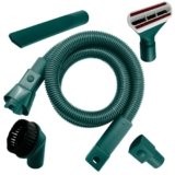 Kit Tubi Folletto VK130-131 | COMPATIBILI | Tubo Flessibile Per MODELLO 130 e 131 – COMPRENDE: Tubo Flessibile, Formichiere, Spazzolino, Adattatore, Girasole – Pulizia Profonda Auto e Casa, Verde