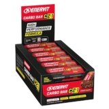 Enervit, Carbo Bar C2:1PRO Brownie, Barrette Energetiche, 30g di Carboidrati, Gusto Cioccolato, Per Attività di Endurance, +50% di Carboidrati Assorbiti, Senza Glutine, VeganOk, 30 Barrette da 45g