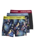 Jack & Jones Male Trunks – Confezione da 3 Trunks, Blu, XL