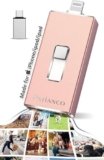 Photo Stick Apple MFi Certified for iPhone 512GB, USB Flash Drive for iPhone Thumb Drive, iPhone-Memory-Stick for iPad/iPhone/Computer Picture Keeper Portable Hard Drive Pink