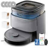 Lefant M3 Robot Aspirapolvere Lavapavimenti con Mappatura, Aspirazione 12000Pa, Doppi Mop Rotanti, Laser dToF, Sensori PSD, Lavaggio Mop 45°C, Autosvuotamento 3,2L, WiFi, Alexa/App, Grigio