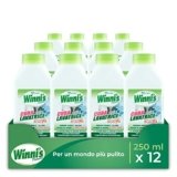 Winni’s – Cura Lavatrice Igienizzante, Azione Detergente, Anticalcare e Anti Cattivi Odori, con Materie Prime di Origine Vegetale e Bio, 250 ml x 12 Confezioni