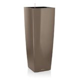 LECHUZA CUBICO Alto Premium 40 tortora lucido 18234