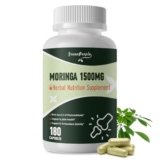 GREENPEOPLE Liposomal Moringa Capsules 1500mg – 98% High Absorption Pure Moringa Powder Supplement 2.0 – Natural Superfood for Immune/Gut/Energy/Skin Non – GMO/GMP 180pcs Vegan