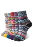 Women’s Winter Crew Socks, Warm Thick Wool, Cozy Soft, Perfect for Christmas Gifts, Stocking Stuffers (strip 1)