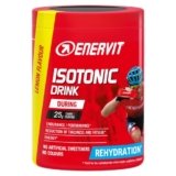 Enervit, Isotonic Drink Limone, Bevanda Reidratante, Per Reidratarsi Durante Sforzi Prolungati, Riduce la Stanchezza, 25g di Carboidrati a Porzione, Gusto Limone, Barattolo da 420g