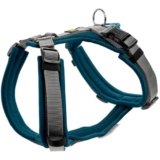 Hunter Imbracatura per cani Maldon UP, colore petrolio/grigio, morbida imbottitura e confortevole, altamente riflettente grazie alla Scotchlite 3M, regolabile in 4 posizioni, con manico imbottito (da