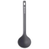 Wagensteiger Dark Gray Silicone Ladle: Heat Resistant with Gentle Head Structure, Non-stick Cookware Safe, Portion Batter, BPA Safe (12.6inch x 3.15inch)