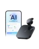 Soundcore Work di Anker, Registratore Vocale AI Portatile, Trascrizione/Sintesi AI, 6 Mesi di PRO in Omaggio, Riepilogo Cross-Meeting, Marcatura con Doppio Tocco, Certificato MFi, Protezione Privacy
