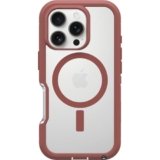 OtterBox Cover per iPhone 16 Pro Defender Series XT MagSafe, resistente a shock e cadute, cover ultra robusta, testata 7x vs le norme anti caduta MIL-STD 810G, Trasparente/Marrone