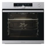 Hisense, BSA66334AX, Forno Elettrico Incasso, Multifunzione Termoventilato Vapore, Capienza XXL 77L, Pulizia AcquaClean, 13 Funzioni Cottura, Inox Anti-impronta, guide telescopiche, cottura multifase