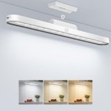 TOPPLEE Luce LED Sottopensile 2500mAh Lampada da Scrivania Senza Fili LED Magnetica Controllo Touch