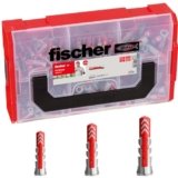 Fischer FixTainer DuoPower, 210 Tasselli Universali, per Fissaggio su Muro Pieno, Mattone Forato, Cartongesso e Calcestruzzo cellulare, 536161