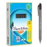 Paper Mate InkJoy 100RT Penna a Sfera a Scatto | Punta Media (1,0 mm) | Nero | Confezione da 20