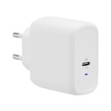 Amazon Basics Caricabatterie USB-C da parete a 1 porta da 65 W, GaN, per laptop, tablet e telefoni cellulari con alimentazione, bianco (senza tecnologia PPS), 5,61 x 2,87 x 5 cm