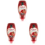 Calvé Tomato Ketchup Top Down – 430 ml (Confezione da 3)
