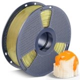 SUNLU PVA Filamento 1KG, 1,75mm Filamento Supporto Idrosolubile per Stampanti 3D +/-0.03mm, Compatibile con PLA, PETG, ABS, ASA, Giallo Trasparente