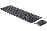 Logitech MK295 Kit Mouse e Tastiera Wireless, Layout Spagnolo QWERTY, Grigio