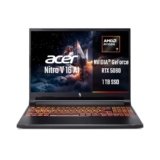 acer Nitro V 16 AI ANV16-42-R0BK Notebook Gaming, NVIDIA GeForce RTX 5060 8 GB GDDR7, Processore AMD Ryzen™ 7 260, Ram 16 GB DDR5, 1024 GB SSD, Display 16″ WUXGA IPS 180 Hz, Windows 11 Home