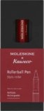 Moleskine x Kaweco, Penna Roller Ricaricabile in Plastica ABS, per Scrivere e Prendere Appunti, Ricaricabile con 0,7 mm di Inchiostro Nero Incluso, Colore Rosso
