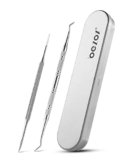 BEZOX Solleva Unghie Incarnite – Pedicure Utensile Lima （13.4cm)& Lifter kit(16.5cm) bordi laterali Chiropody – acciaio inox strumenti Podologia