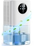 Deumidificatore Case 1,8L, Deumidificatore con Timer e LED Touch Ultra Silenzioso (≤32dB) Anti-Muffa 22,5W – Per Igienizzare Bagno, Guardaroba (640ml/giorno)