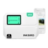 Inkbird IIC-800 Centralina Irrigazione WiFi 8 Zones,Sistema di Irrigazione Automatica per Giardino,Timer Irrigazione Memoria Non Volatile Integrata,Supporto Sensore Pioggia,OTA Aggiornamento