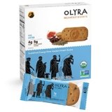 Olyra Organic Breakfast Biscuits Fig Anise | Healthy Snacks, Low Sugar, High Fiber, Plant Based Protein Cookies (1 Box of 4 Packs)