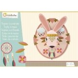 Avenue Mandarine KC037C – Une boite créative Trophée à construire comprenant 6 planches pré-imprimées à assembler – Trophée Lapin 18x26x7cm (notice incluse)