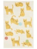 RugVista Lo Friends, Tappeto per bambini, 100 x 160 cm, Rettangolare, Pelo medio, Cameretta, Lavabile solo a mano, Senza sostanze chimiche pericolose, Bianco/Multi