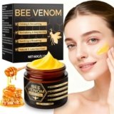 Crema Viso al Veleno d’Ape 60g – Crema Idratante Anti-Età Naturale con Veleno d’Ape, Miele, Aloe Vera e Acido Ialuronico per una Pelle Morbida, Soda e Luminosamente Radiosa