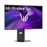 LG UltraGear OLED 32GX850A Monitor Gaming 32″ UHD 4K 165Hz / FHD 330Hz, OLED 0,03ms (GtG), G-Sync Compatible, AMD FreeSync Premium Pro, VRR, HDR400 True Black, HDMI 2.1, DP, Hub USB, AUX, Nero
