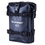 WILD HEART Borsa Asciutta per Moto Crash Bar Bags per Moto Usata come Bagaglio Sedile Posteriore Rack Sella Posteriore Fender Pouch Dirt Bike Gear Borsa laterale per Attrezzi Pack