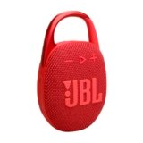 JBL Clip 5 Speaker Bluetooth Portatile, Altoparlante Wireless Compatto, Moschettone Integrato, Waterproof e Resistente alla Polvere IP67, fino a 12 h di Autonomia, App JBL Portable, Rosso