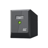 Green Cell PowerProof Gruppo di continuità UPS 2000VA/1200W con display LCD, onda sinusoidale modificata, protezione sovratensioni, alimentazione di emergenza, USB/RJ45, 4 prese Schuko + IEC