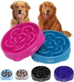 YINEYA 4 Cups Ciotola anti Ingozzamento, Ciotole per Cani anti Ingozzamento, Alimentazione Lenta Anti-Voracità – Ciotola cane anti Ingozzamento Labirinto (2 Pezzi)