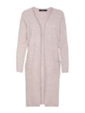 VERO MODA Vmdoffy LS Long Open Cardigan Ga Noos, Rosa, S Donna