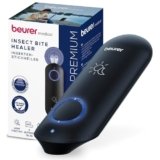 Beurer BR 90 Dopopuntura Giorno&Notte con Luce LED, Post Punture di Zanzare e Morsi d’Insetto senza Additivi Chimici, Allevia Prurito e Gonfiore grazie al calore localizzato, Nero