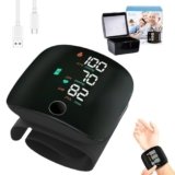 XUXLEKK Misuratore Pressione LCD Digitale, Misuratore Di Pressione Da Polso Con Touch Screen LED, Misuratori Di Pressione Sanguigna Da Polso, Monitor Automatico Della Pressione Sanguigna Da Polso
