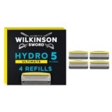 Wilkinson Sword Hydro 5 Skin Protection Advanced, Blister con 4 Lame di Ricarica, Compatibili con Rasoi Hydro