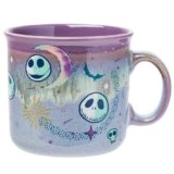 Silver Buffalo Disney Nightmare Before Christmas Jack Skellington Mystic Opulence Reactive Glaze Ceramic Camper Mug, 20 Ounces